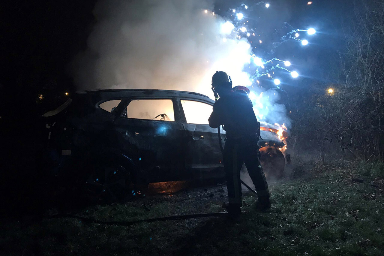 Car fire Coventry 