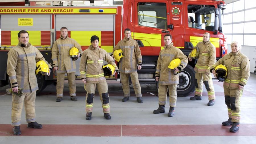 group-firefighters-engine