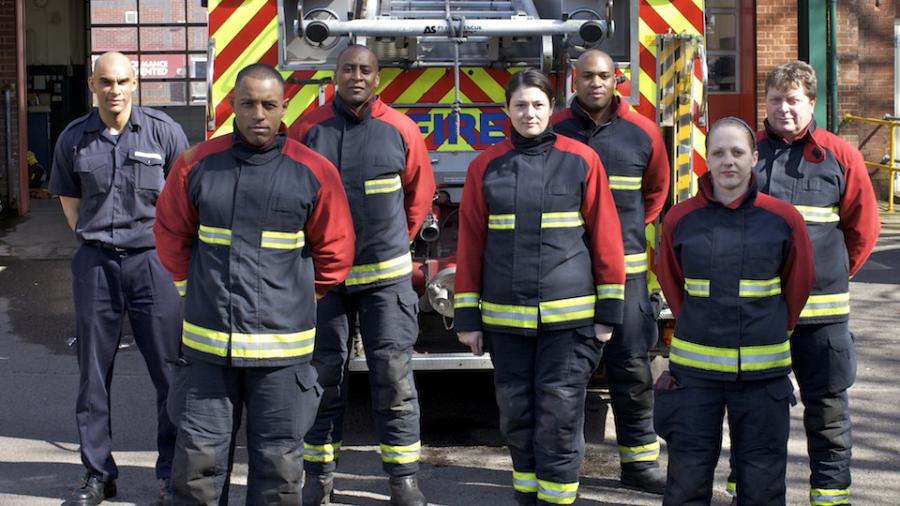 group-firefighters-front-engine