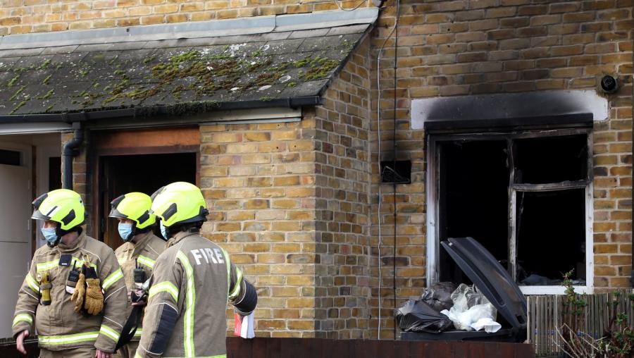 House burnt 