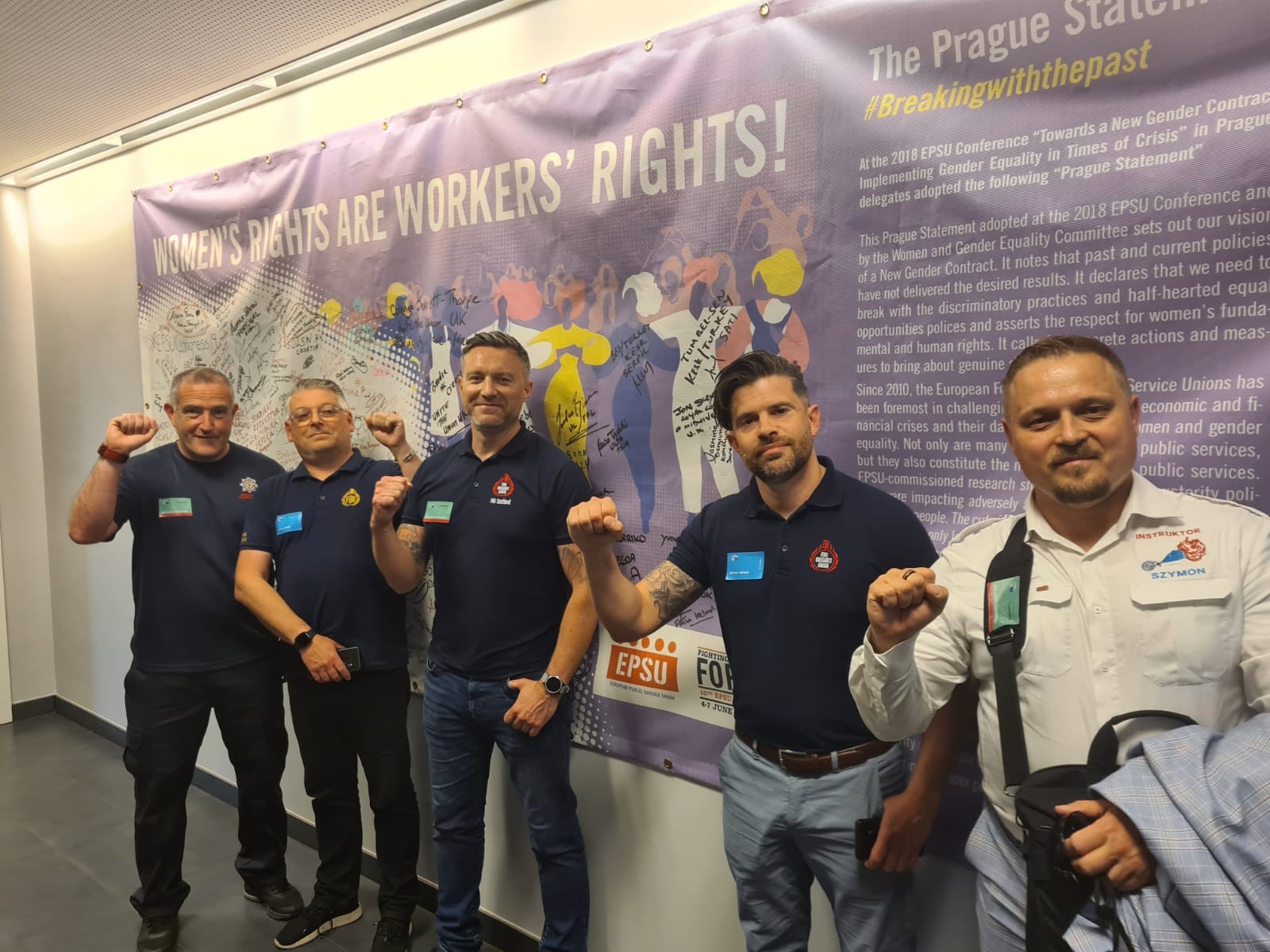 Firefighters network meeting Brussels EPSU June 
