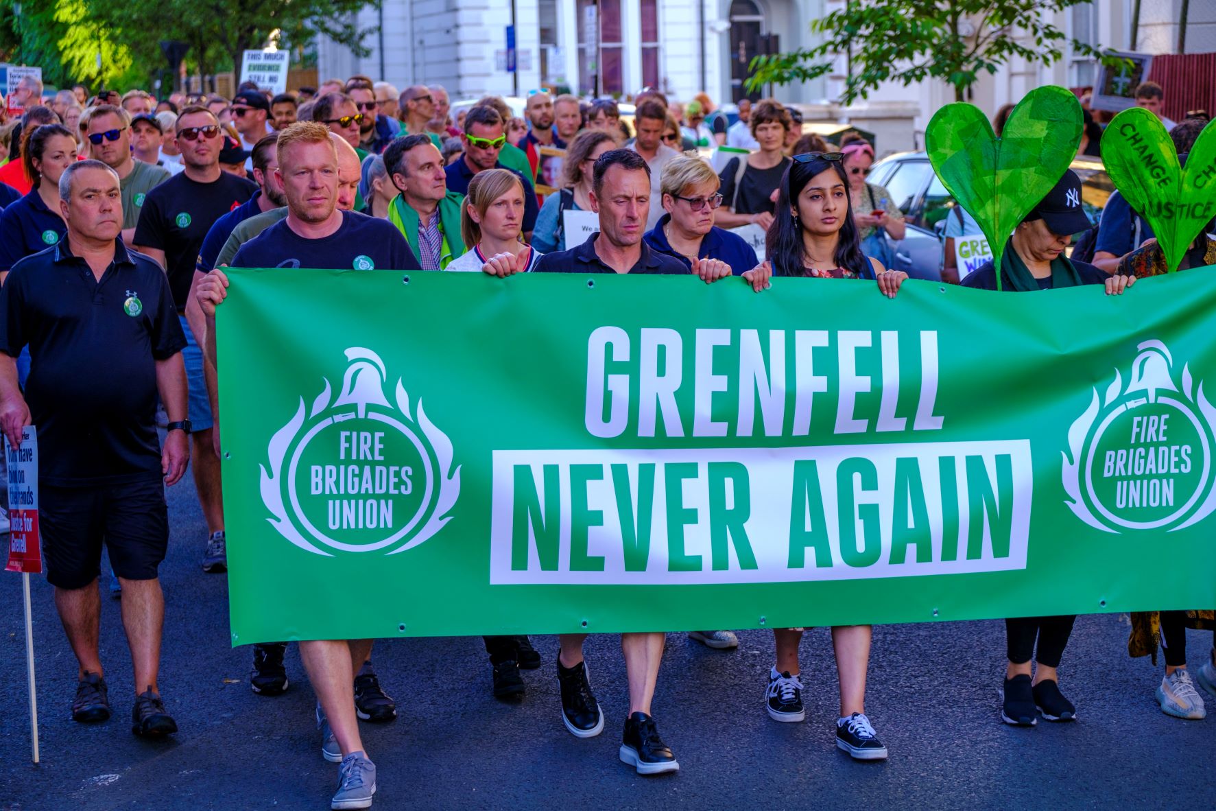 Silent walk Grenfell 5th anniversary 14 June 2022 credit Jess Hurd