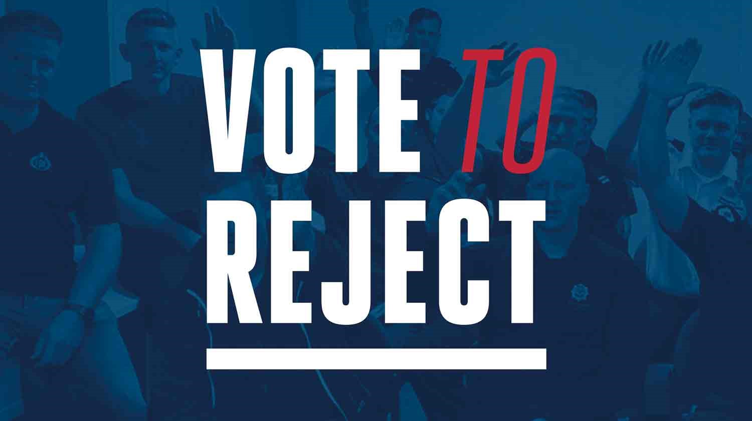 Consultative ballot 31 Oct Vote to reject