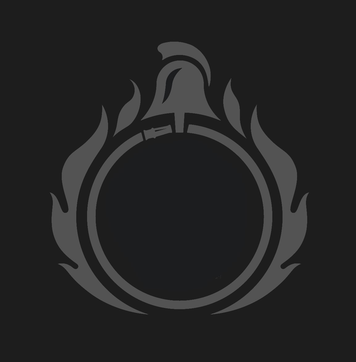 Black and white FBU logo