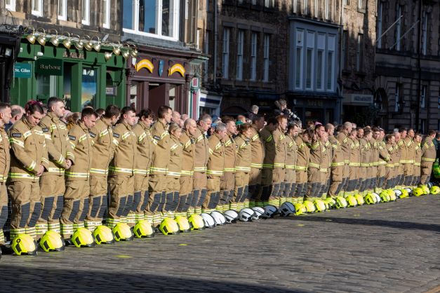 Funeral of Barry Martin Edinburgh credit Craig Maclean