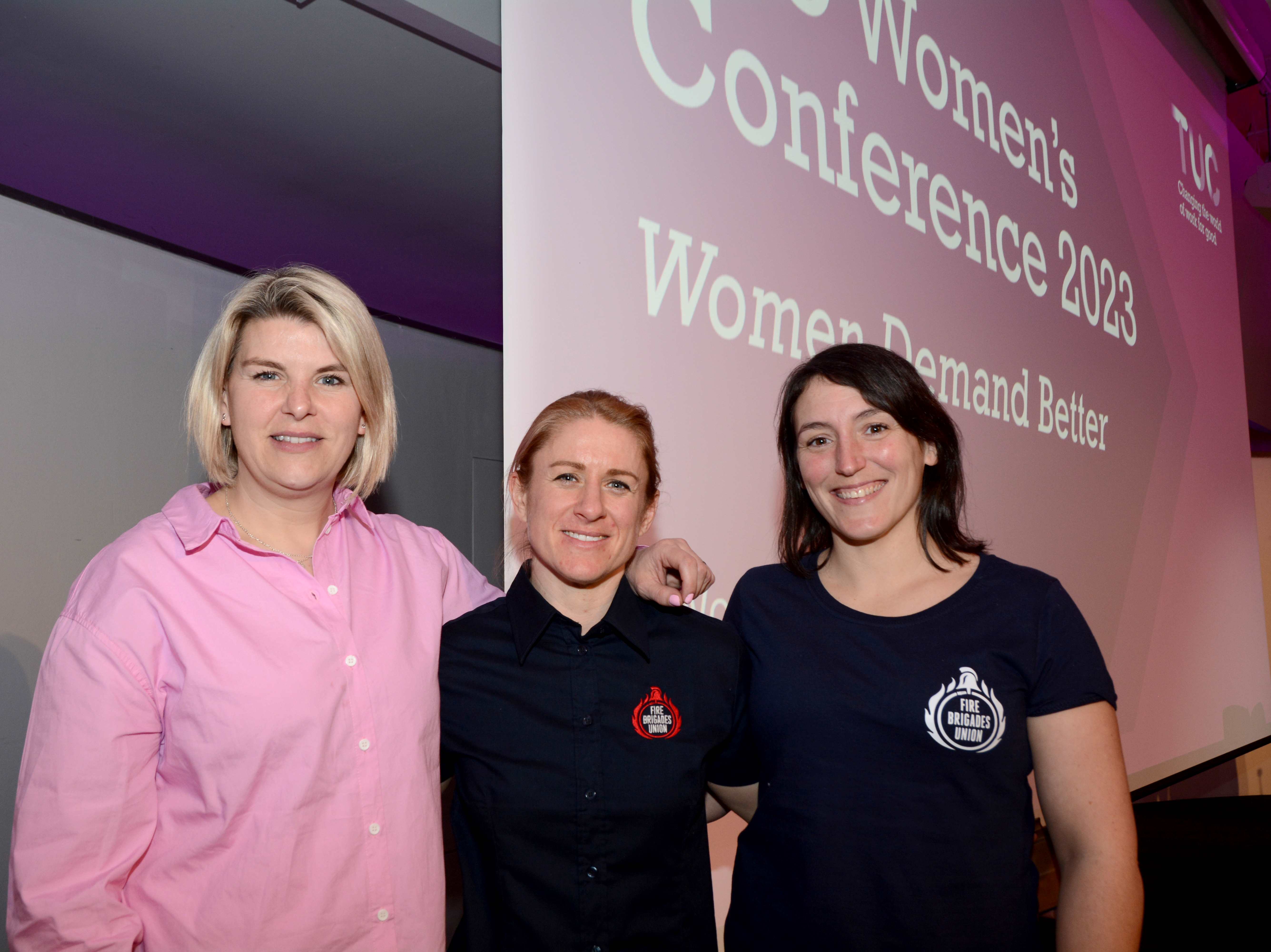 FBU NWC delegates at Womens TUC conference 2023 c Janina Struk