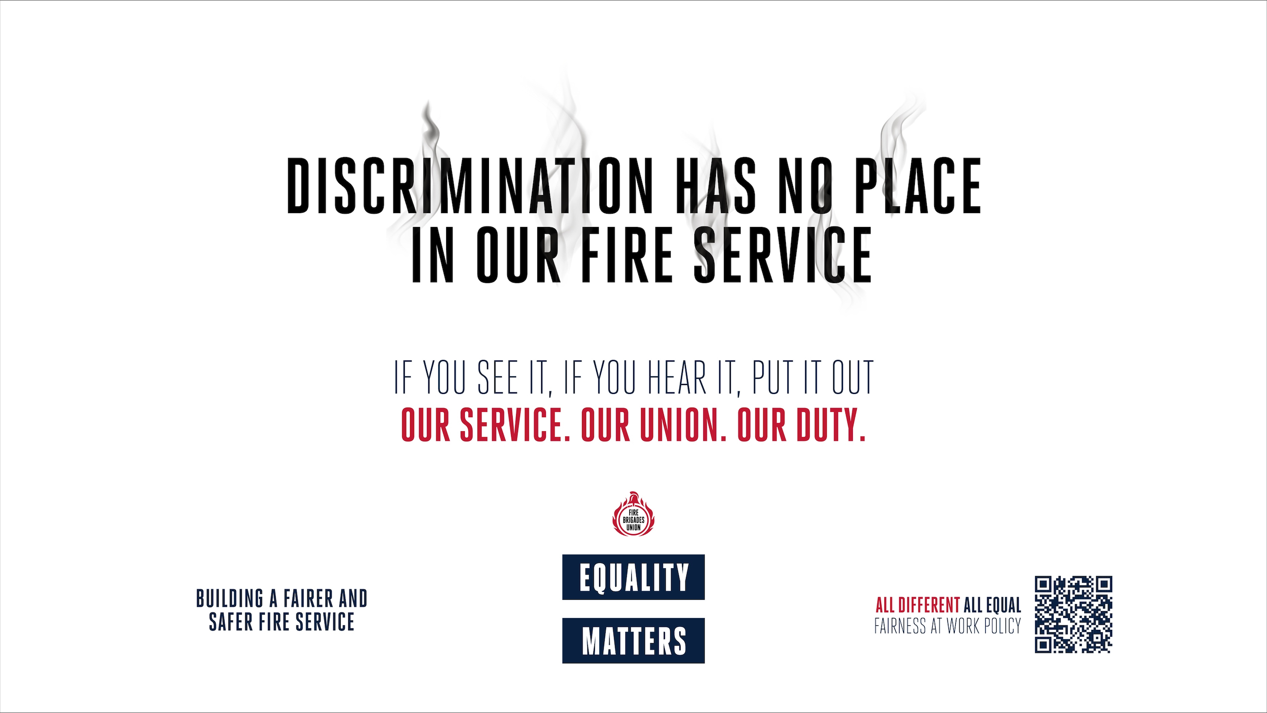 Discrimination has no place in our fire service
