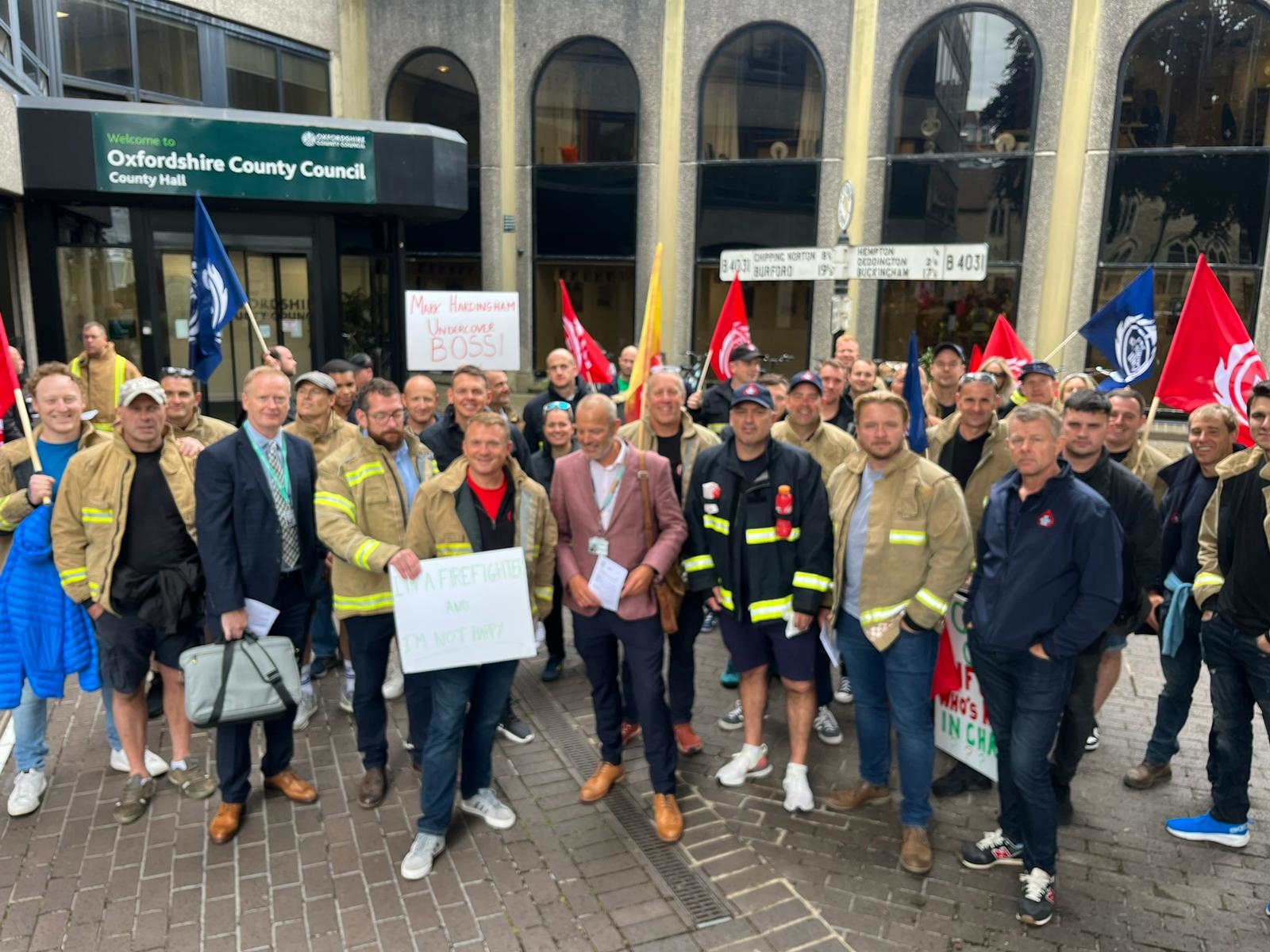 Rally against direct entry Oxfordshire July 2023