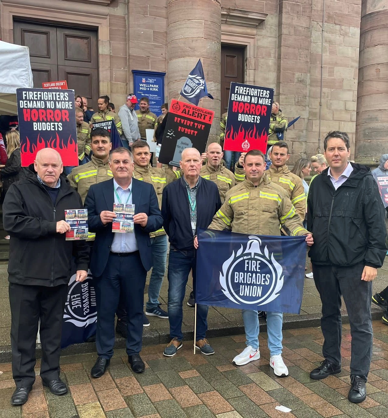 Inverclyde ffs rally over cuts July 2023