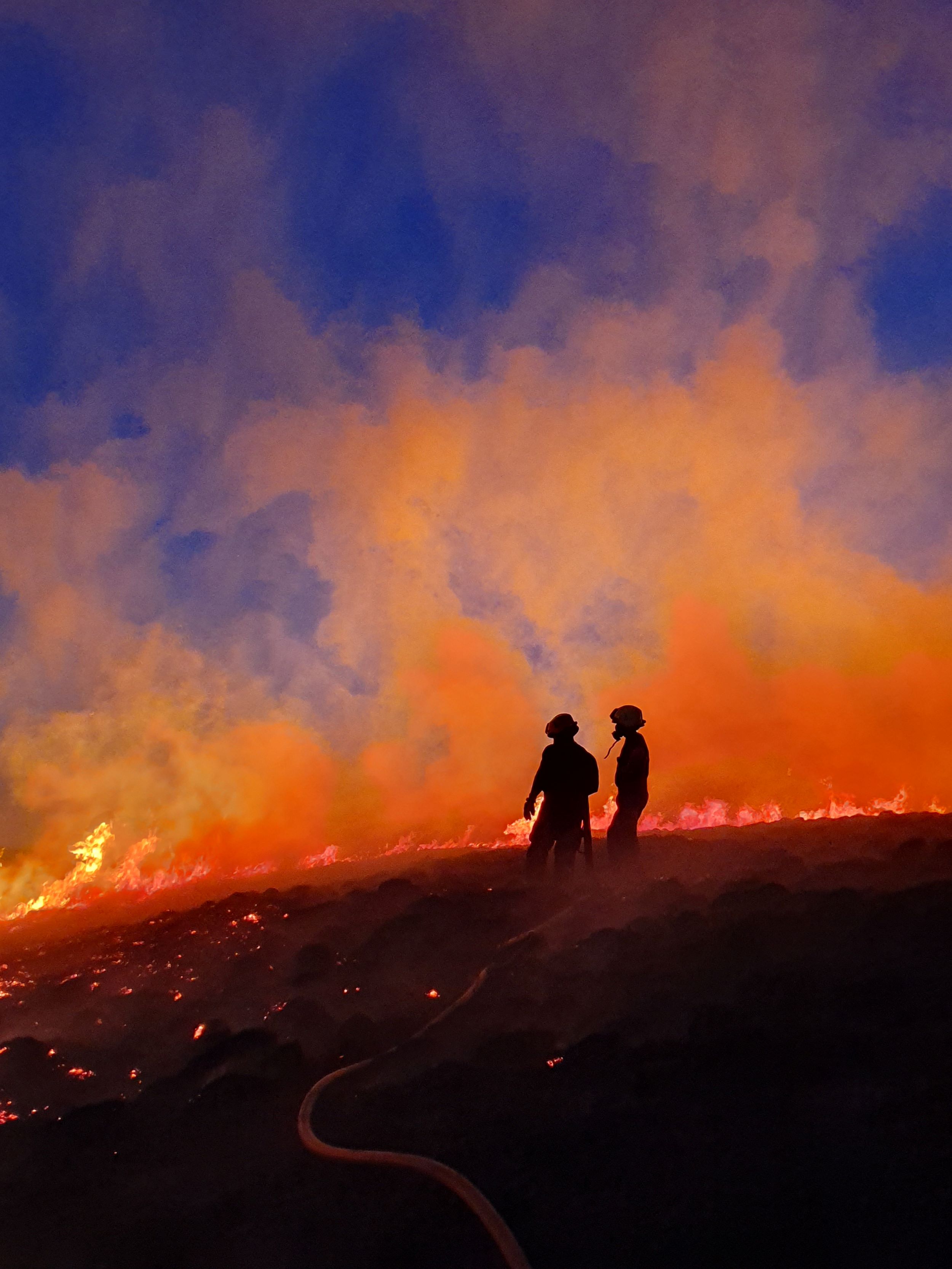 Moorland fire c Robin Ferguson 