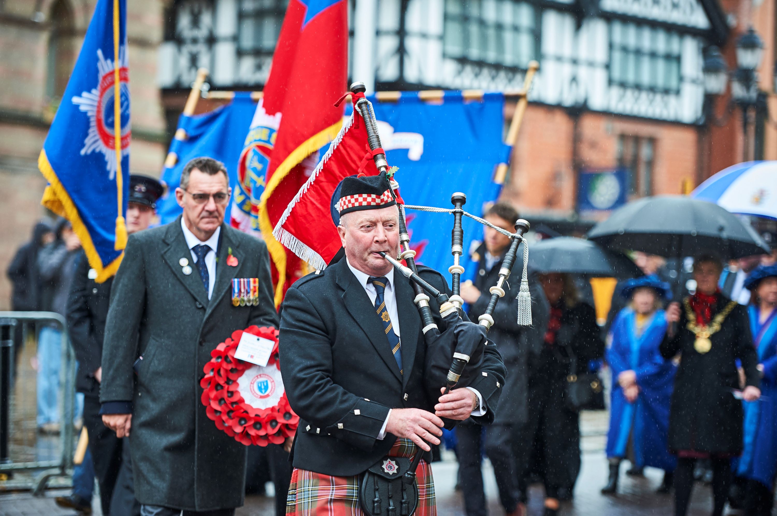 North West red plaque unveiling Cyril Dutton 