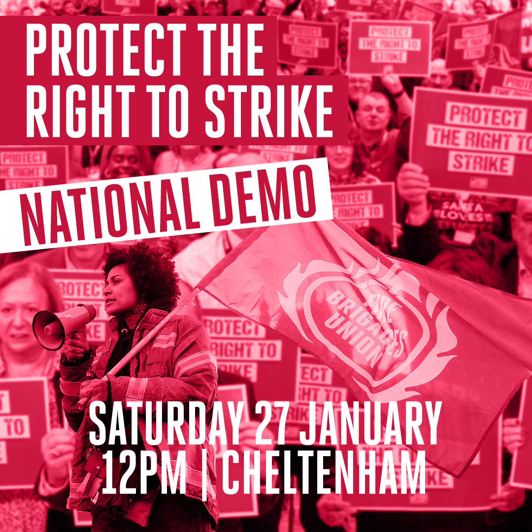 GCHQ TUC protest