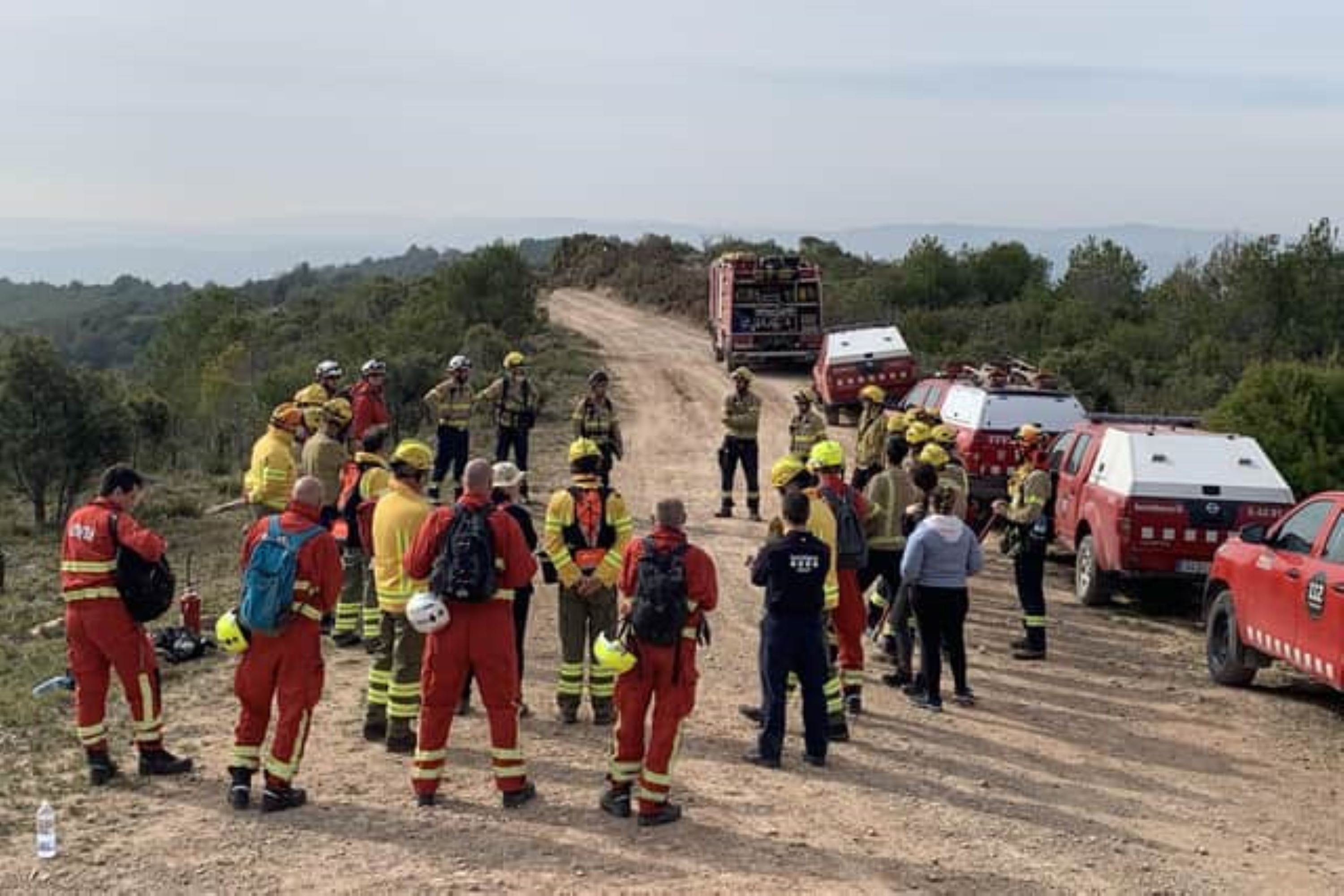 Wildfire training for UK ffs in Spain 