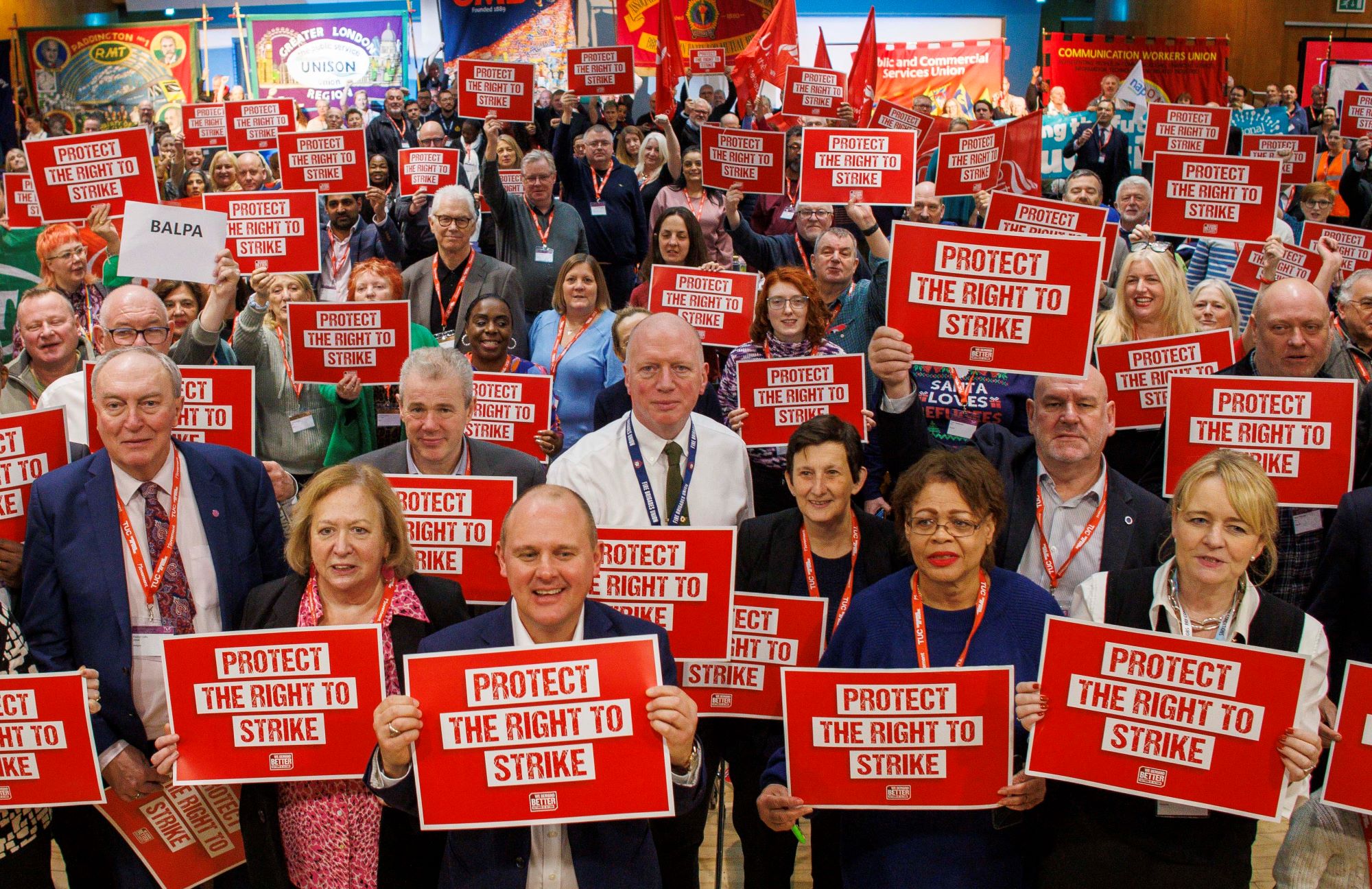 Protect the right to strike at TUC 2023 c Mark Thomas
