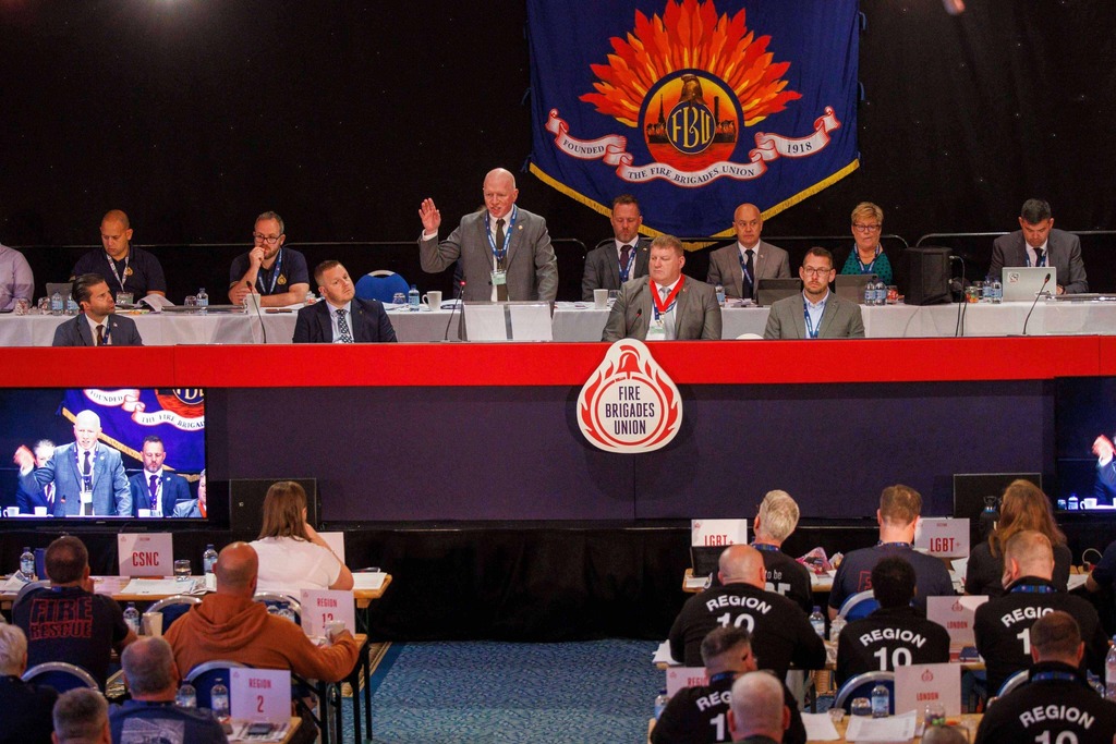 Matt Wrack addresses FBU Annual Conference 2024