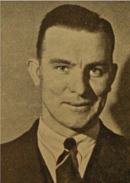 A black and white photo portrait of John Horner
