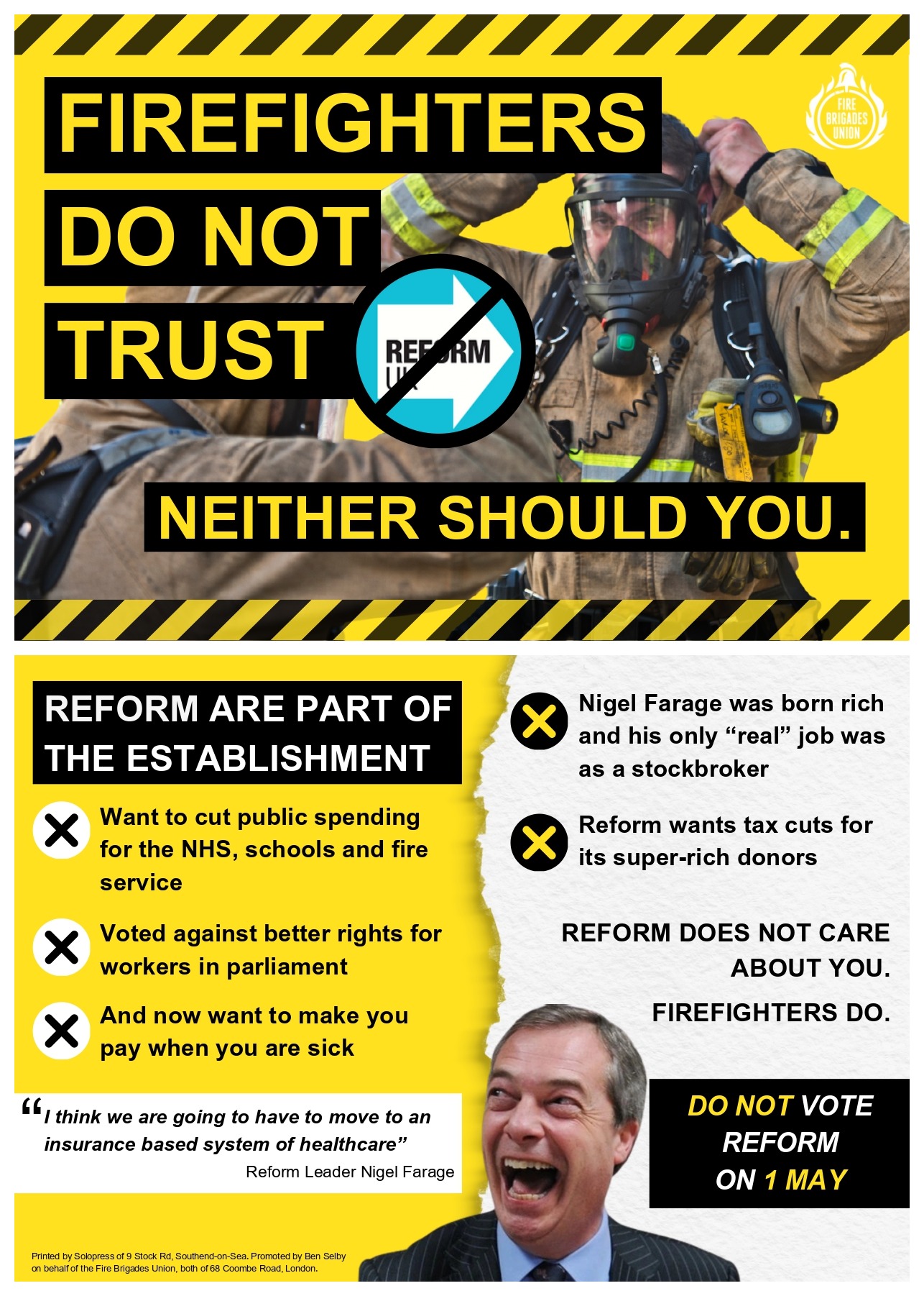 Firefighters don't trust reform - neither should you
