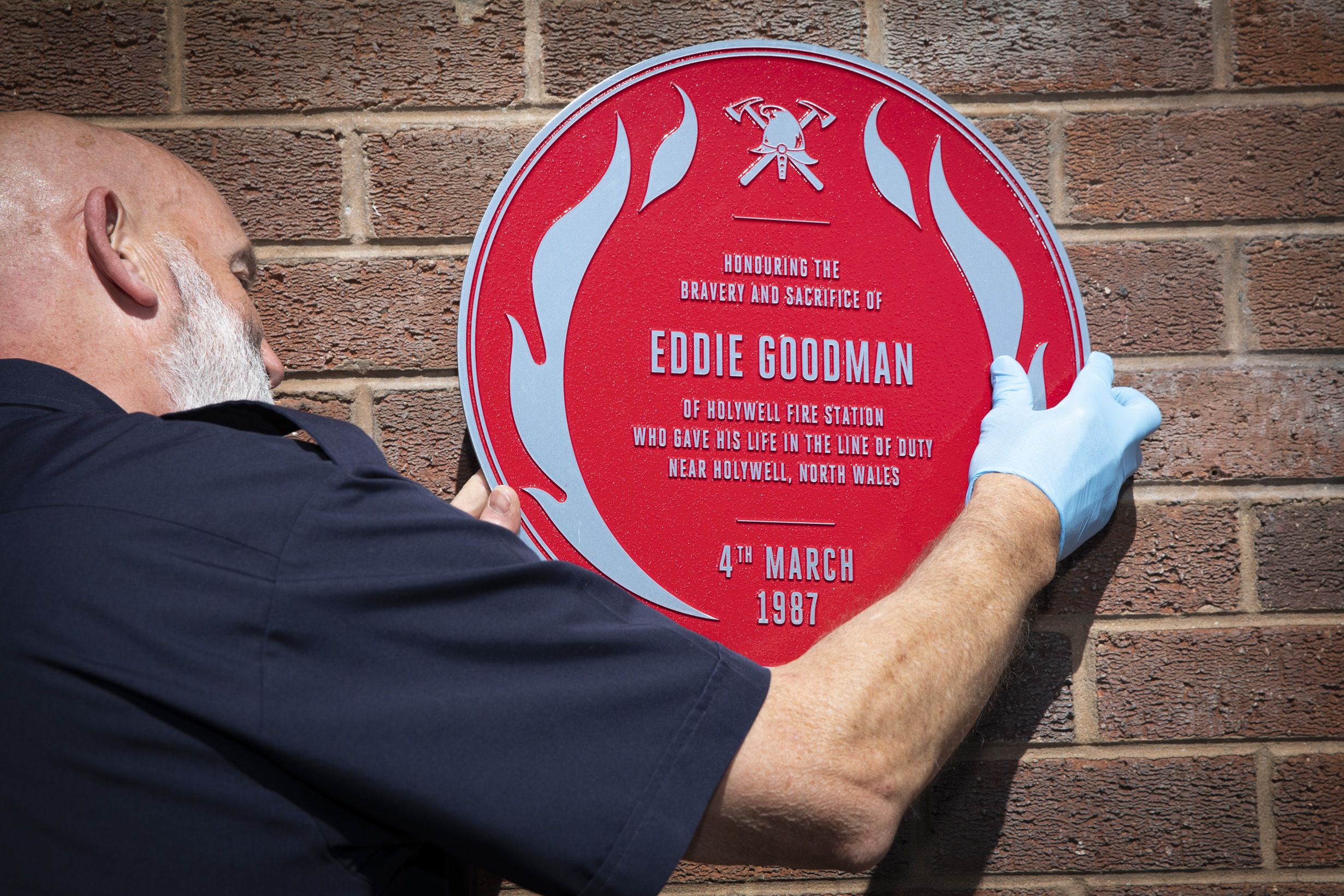 Eddie Goodman red plaque