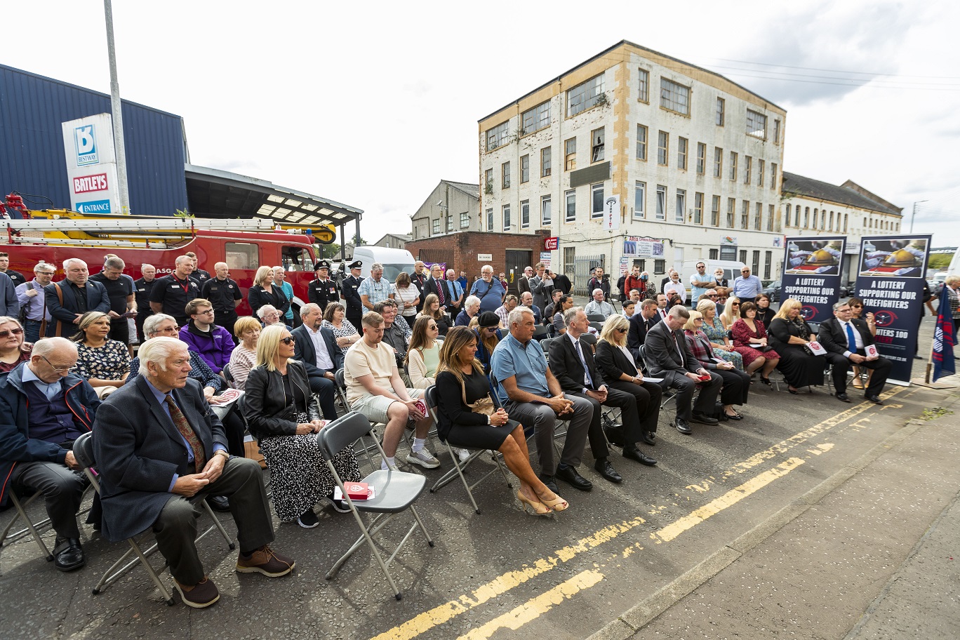 Glasgow red plaque unveiling