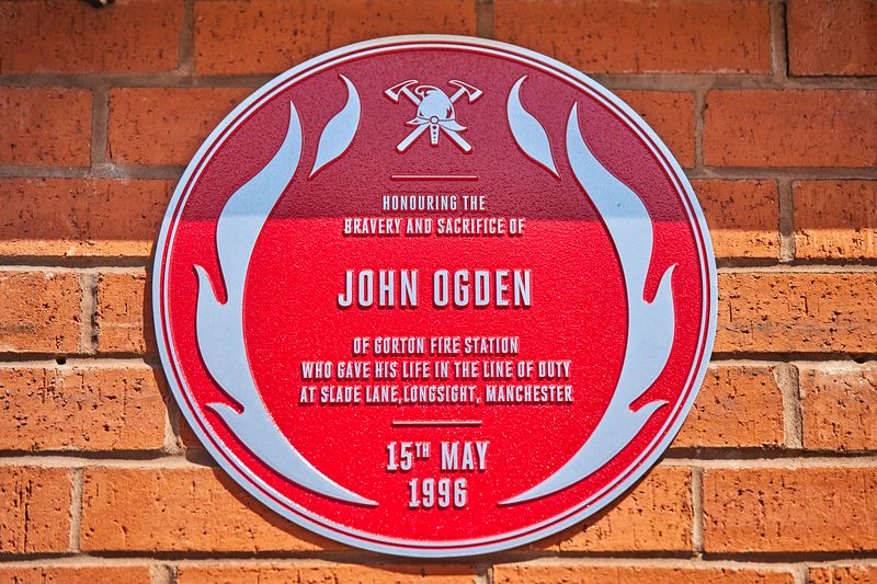 The plaque itself