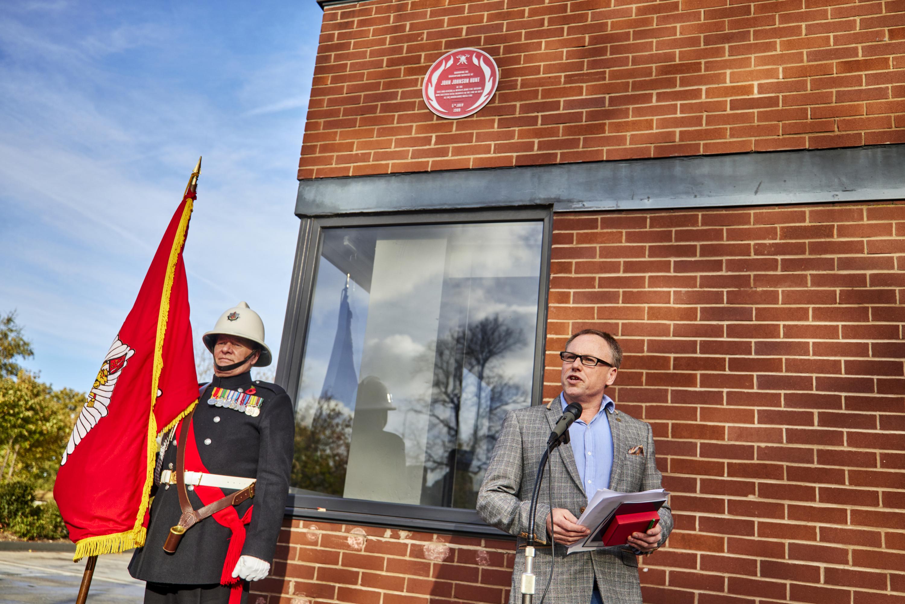 John Hunt unveiling