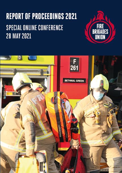 Report of proceedings 2021 front cover 