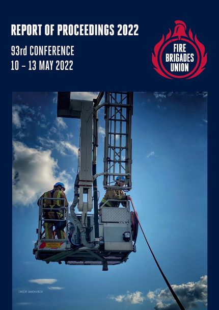 Front cover of report of proceedings 2022