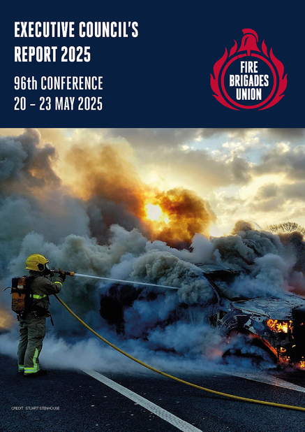 Cover of the 2025 FBU Executive Council Annual Report