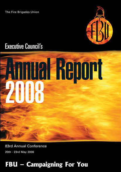 Cover Executive Councilâ€™s Annual Report 2008