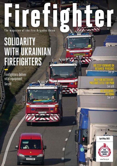 Firefighter April May 2022 issue front cover
