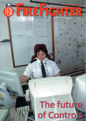 Cover Firefighter magazine April 2004