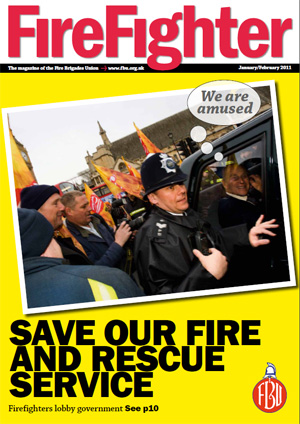 Cover Firefighter magazine January / February 2011