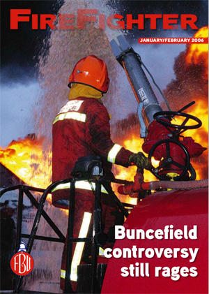 Cover Firefighter magazine January / February 2006