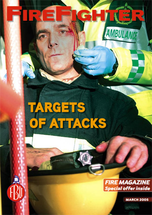 Cover Firefighter magazine March 2005