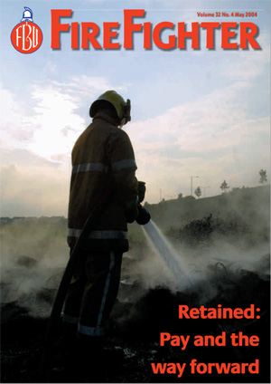 Cover Firefighter magazine May 2004