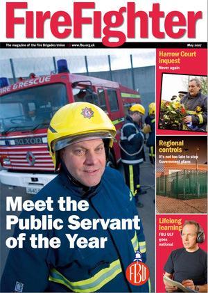 Cover Firefighter magazine May 2007