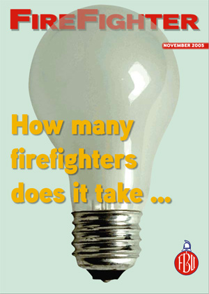 Cover Firefighter magazine November 2005