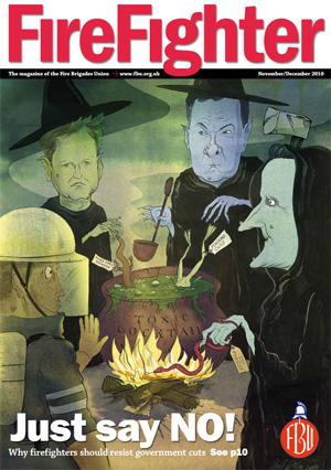 Cover Firefighter magazine November / December 2010