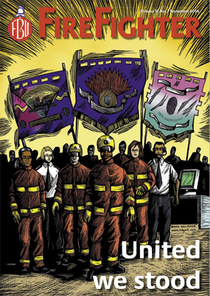 Cover Firefighter magazine September 2004
