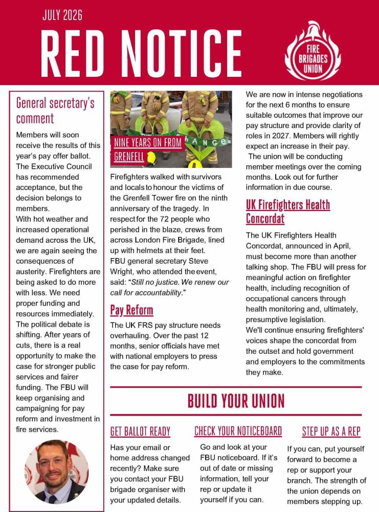 July 2026 edition of Red Notice.