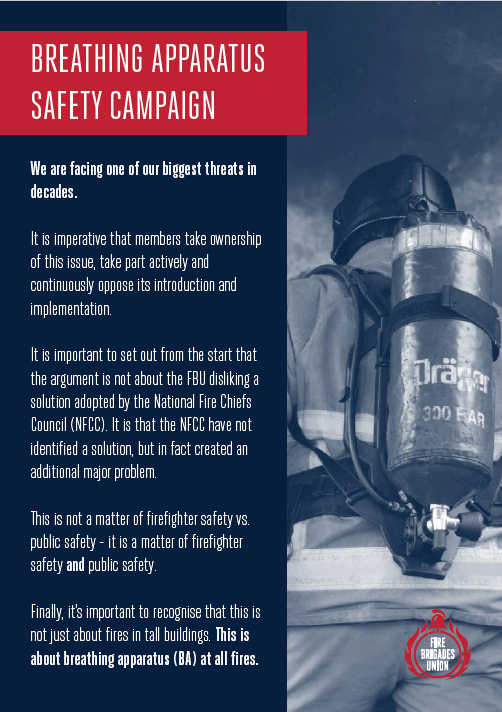 BA safety campaign briefing booklet front cover
