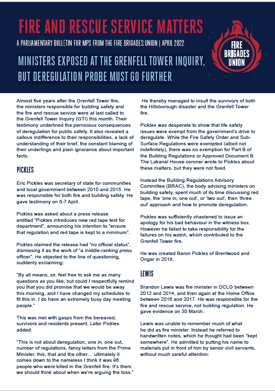April 2022 FRS Matters