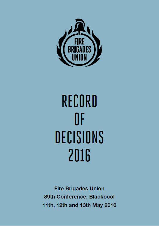Cover Record of Decision 2016