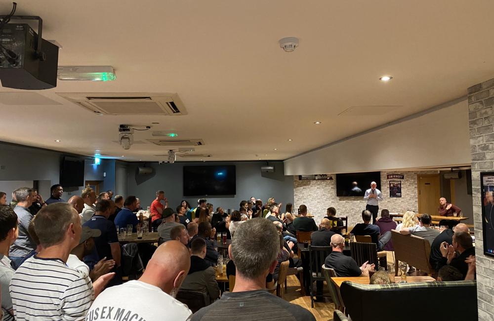 Pay debate West Midlands branch meeting