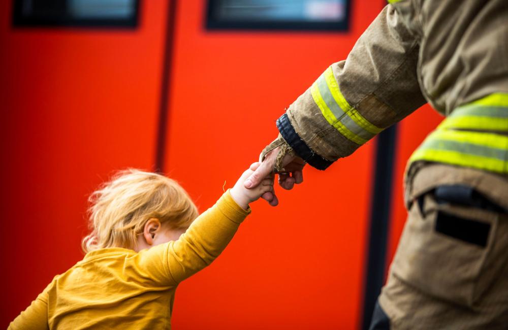 Female ff and mother with small child 