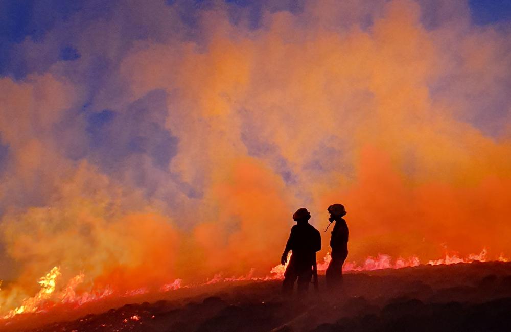 Moorland fire c Robin Ferguson 