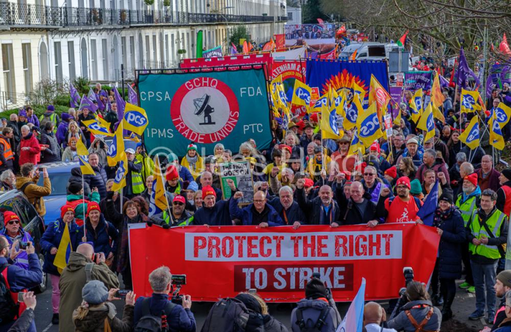 Rally organised by TUC and PCS Protect the right to strike c Jess Hurd