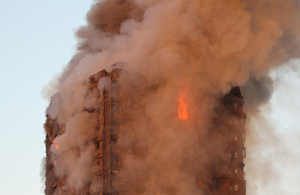 Fire at Grenfell Tower credit Paul Wood