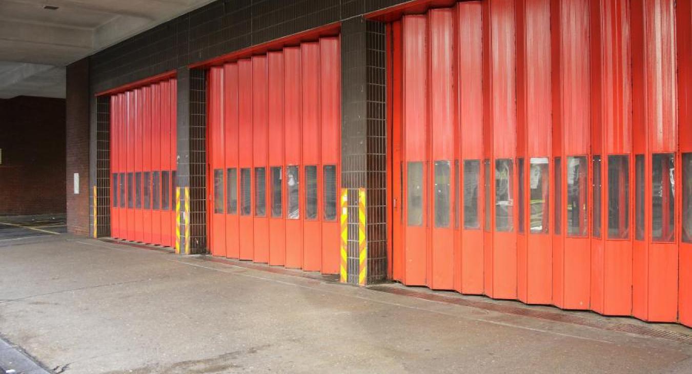 fire station doors closed