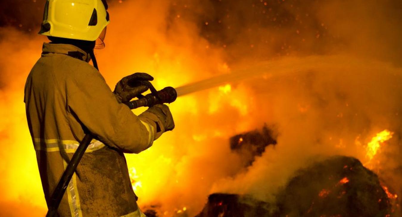 Firefighter fire hose Eddie Howland 50263607137
